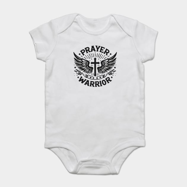 Prayer Warrior Baby Bodysuit by Frank Ring